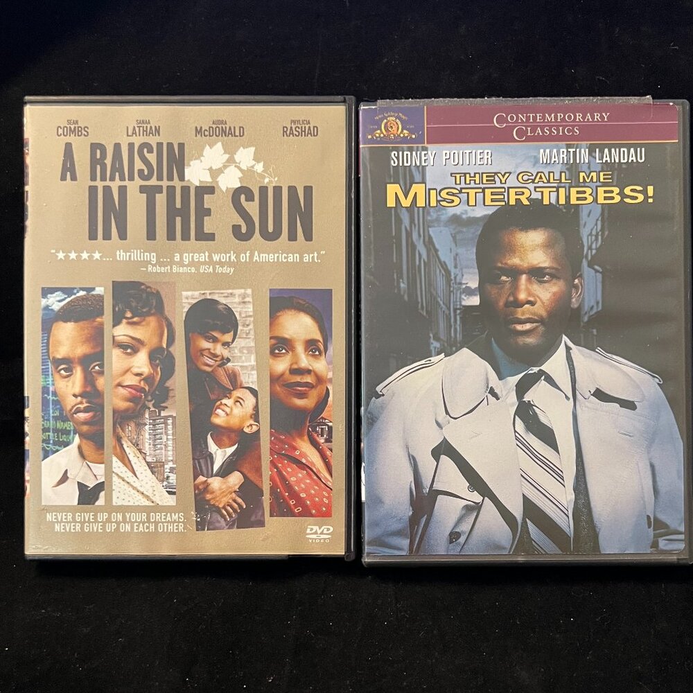 A Raisin in the Sun & They Call Me Mr Tibbs DVDs